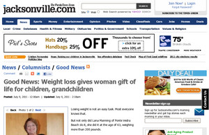 Good News: Weight loss gives woman gift of life for children, grandchildren