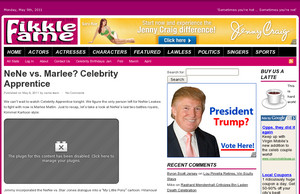 NeNe vs.  Marlee ?  Celebrity Apprentice | Fikkle Fame