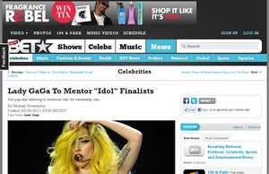 Lady GaGa To Mentor "Idol" Finalists