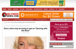 Dina Lohan may be trying to get on 'Dancing with the Stars'