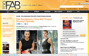 Kim Kardashian Films BIG 'Project Runway' Episode