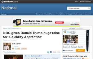 NBC gives Donald Trump huge raise for 'Celebrity Apprentice'