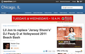 Lil Jon to replace 'Jersey Shore's' DJ Pauly D at Volleywood 2011 Beach Bash