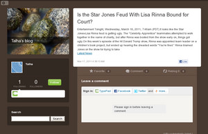 Is the Star Jones Feud With  Lisa Rinna Bound for Court? - Talha's blog