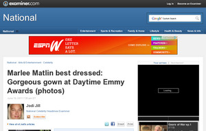 Marlee Matlin best dressed: Gorgeous gown at Daytime Emmy Awards (photos)