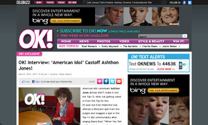 OK! Interview: ' American Idol ' Castoff  Ashthon Jones ! - OK  ...