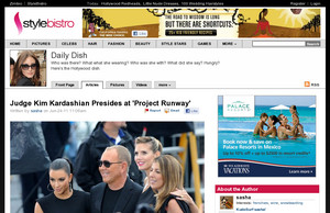 Stylish Sentence: Kim Kardashian Judges 'Project Runway'