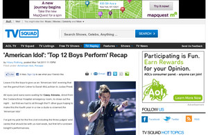 'American Idol' "Top 12 Boys Perform" Recap