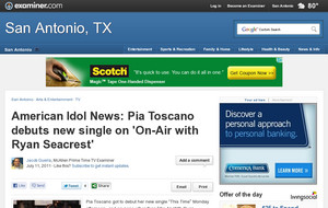 American Idol News: Pia Toscano debuts new single on 'On-Air with Ryan Seacrest'