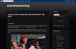 alondraminchey:  Jacob Lusk on  American Idol Elimination: My Bad...