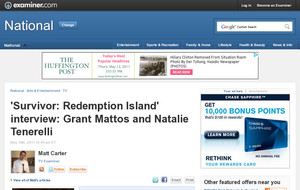 'Survivor: Redemption Island' interview: Grant Mattos and Natalie Tenerelli