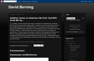 David Berning:  Ashthon Jones on  American Idol Exit: God Will Hook  ...