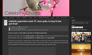 Celebrity Apprentice week 10: NeNe quits,  La Toya & Star yah fired  ...