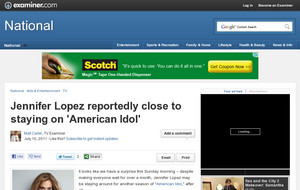 Jennifer Lopez reportedly close to staying on 'American Idol'