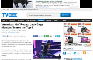'American Idol:' Lady Gaga Mentors/Scares the Top 4 Recap
