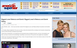 Biggest Loser Rebecca and Daniel: Biggest Loser's Rebecca and Daniel Dating